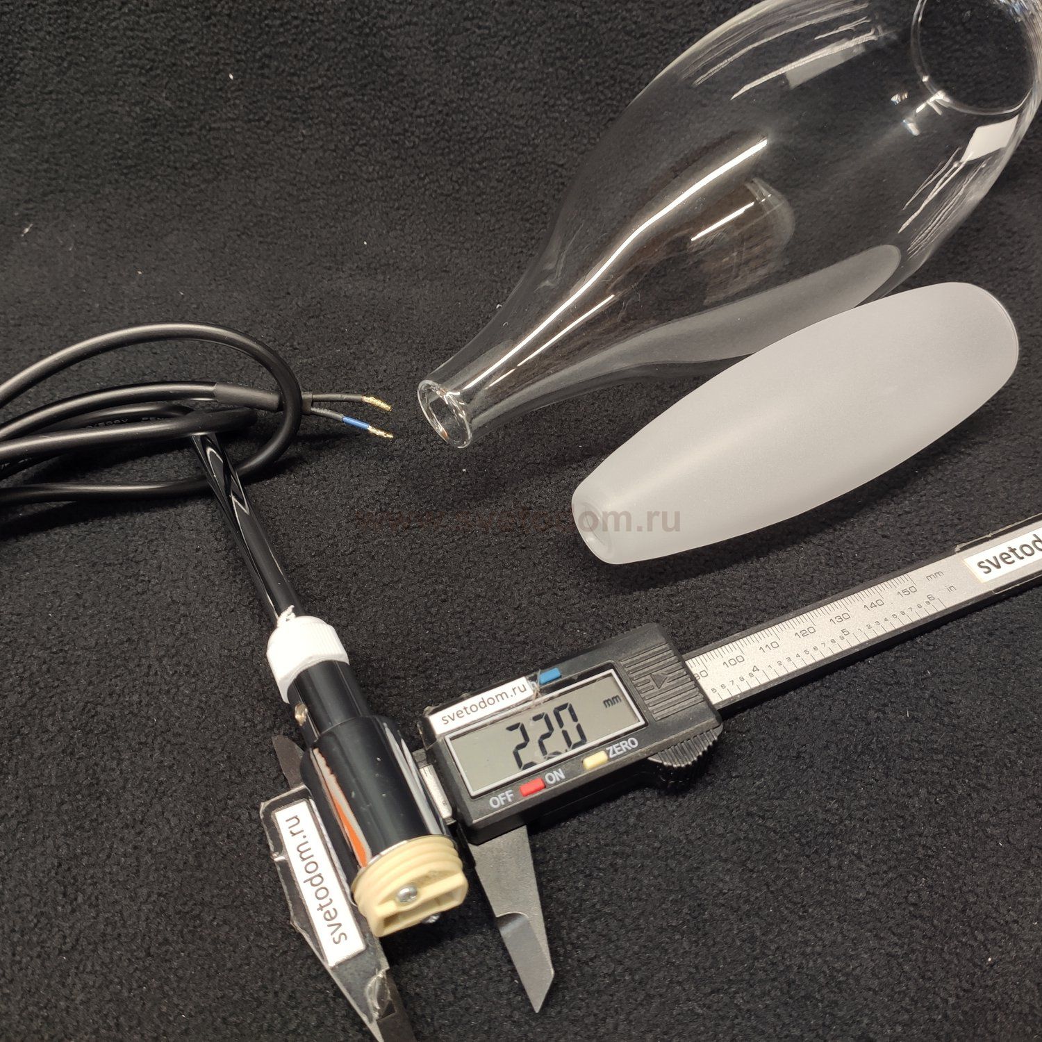 Плафон внутренний матовый 44*127мм к светильникам LS 8030 Pentola