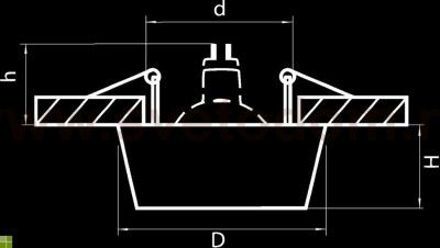 Светильник Lightstar 041031-G9