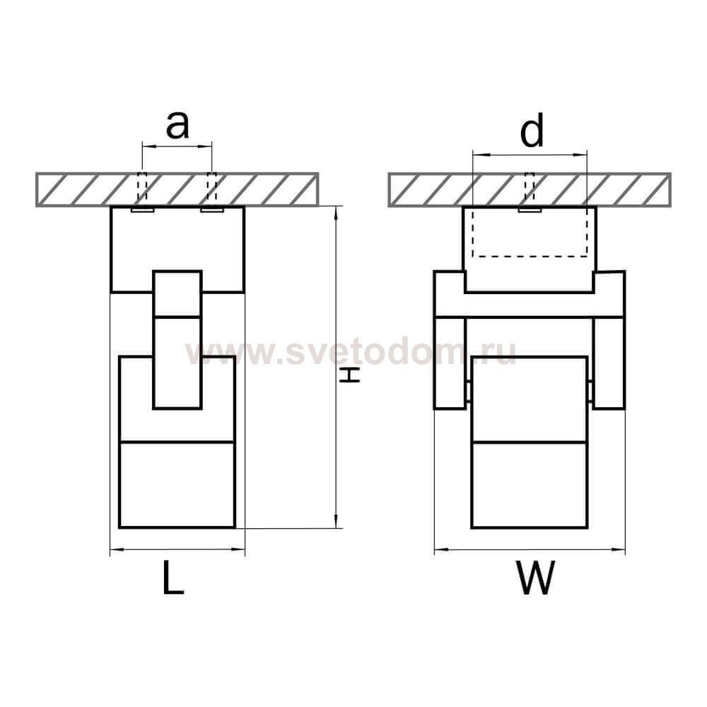 Светильник lightstar 051040R