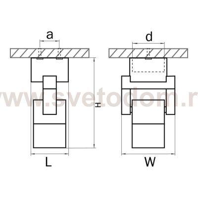 Светильник lightstar 051040R