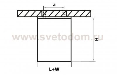 Светильник точечный накладной диодный Lightstar 052139R Monocco