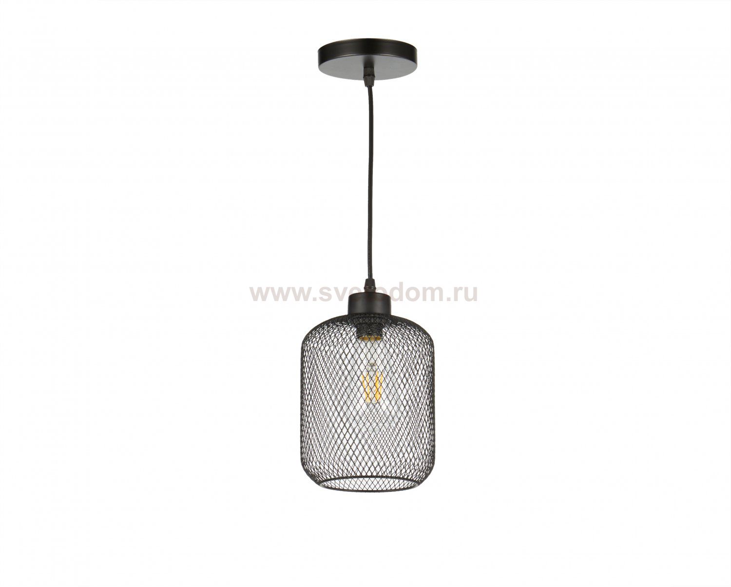 100037 Подвес ESPRESSO 1х15W E27 ЧЕРНЫЙ