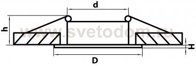 Светильник встраиваемый Lightstar 10011 Levigo