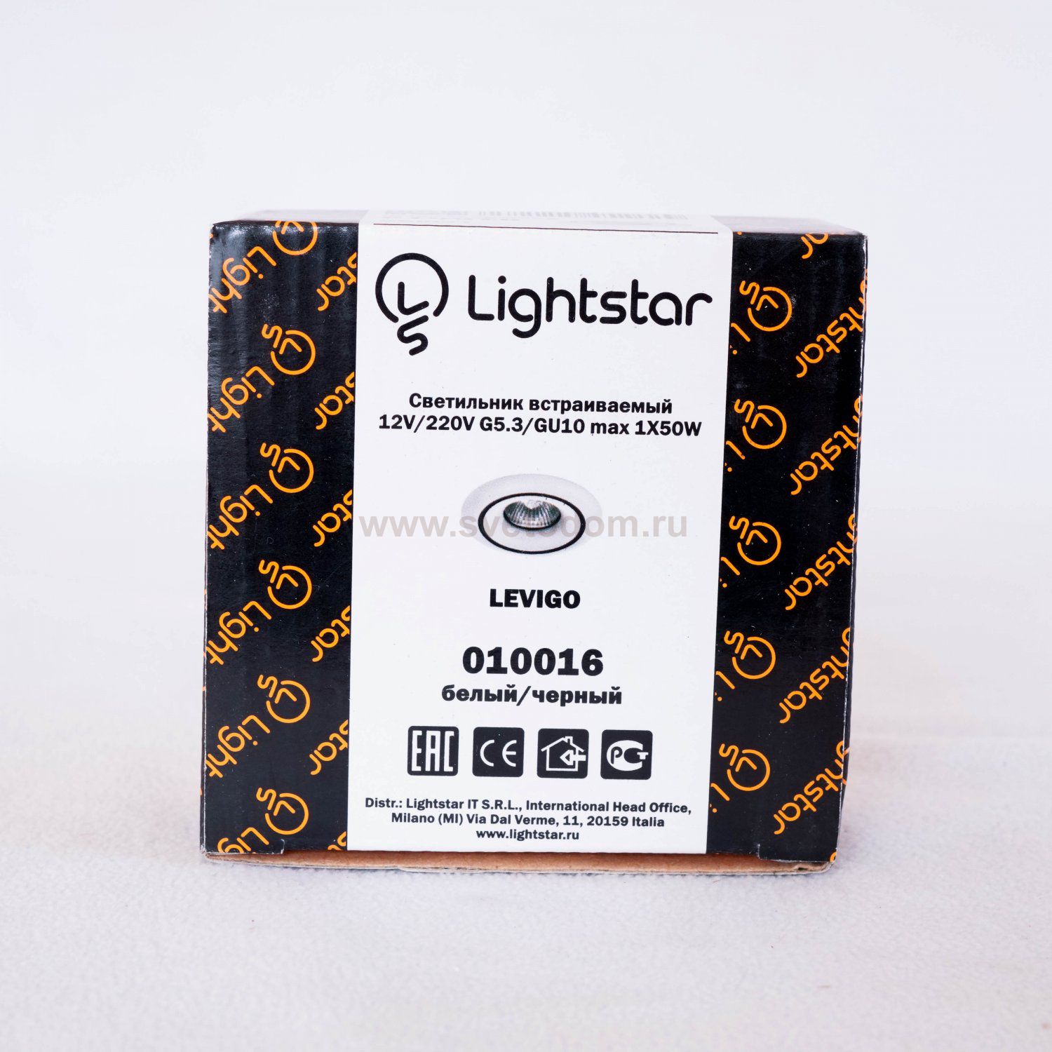 Светильник встраиваемый Lightstar 10016 Levigo