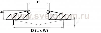 Светильник встраиваемый Lightstar 11005 Miriade