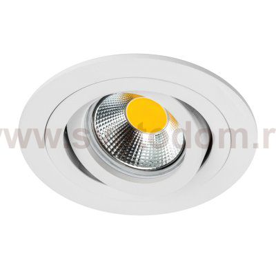 011610 Светильник SINGO BASE Round X1 MR16/GU10 БЕЛЫЙ