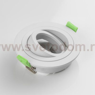 011610 Светильник SINGO BASE Round X1 MR16/GU10 БЕЛЫЙ