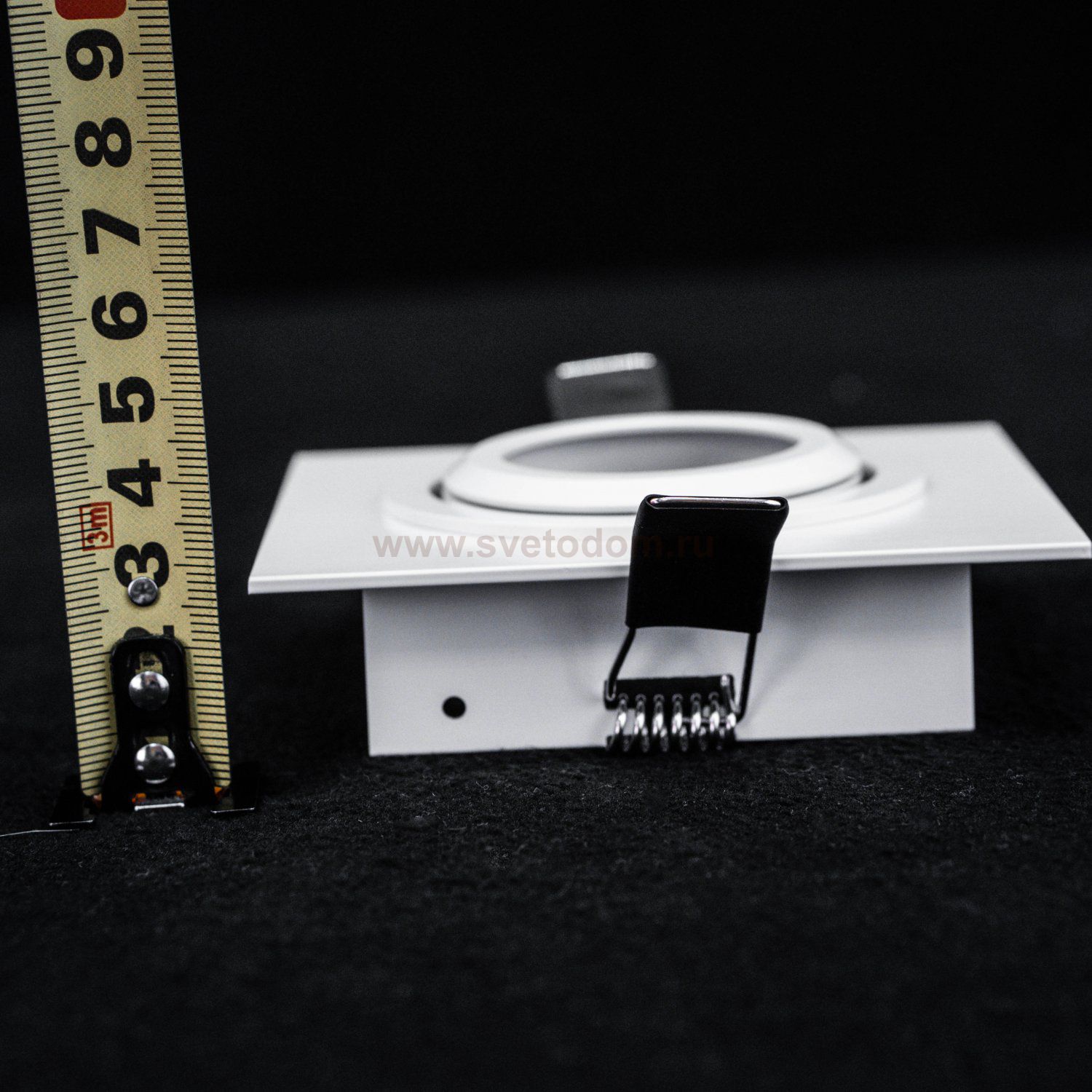 Светильник встраиваемый квадратный 100*100мм белый Lightstar 11611 Singo