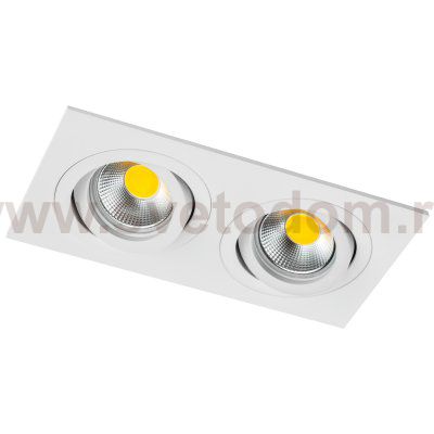 011616 Светильник SINGO BASE Quad X2 MR16/GU10 БЕЛЫЙ