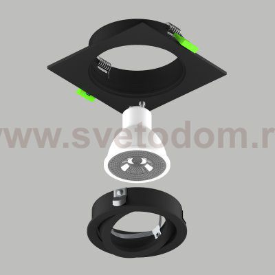 011625 Светильник SINGO BASE Quad X1 MR16/GU10 ЧЕРHЫ