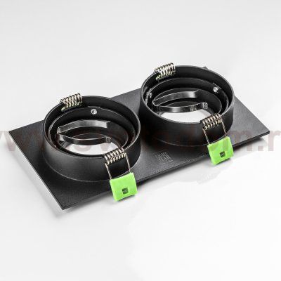 011626 Светильник SINGO BASE Quad X2 MR16/GU10 ЧЕРНЫЙ
