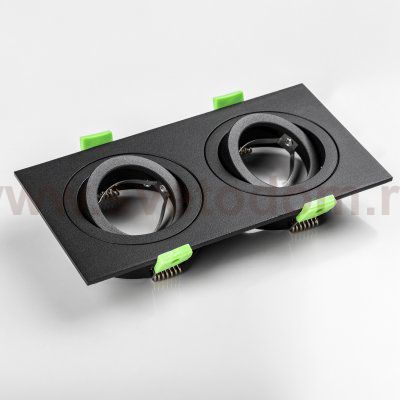 011626 Светильник SINGO BASE Quad X2 MR16/GU10 ЧЕРНЫЙ