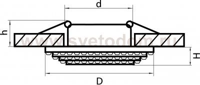 Светильник встраиваемый Lightstar 11986 Miriade