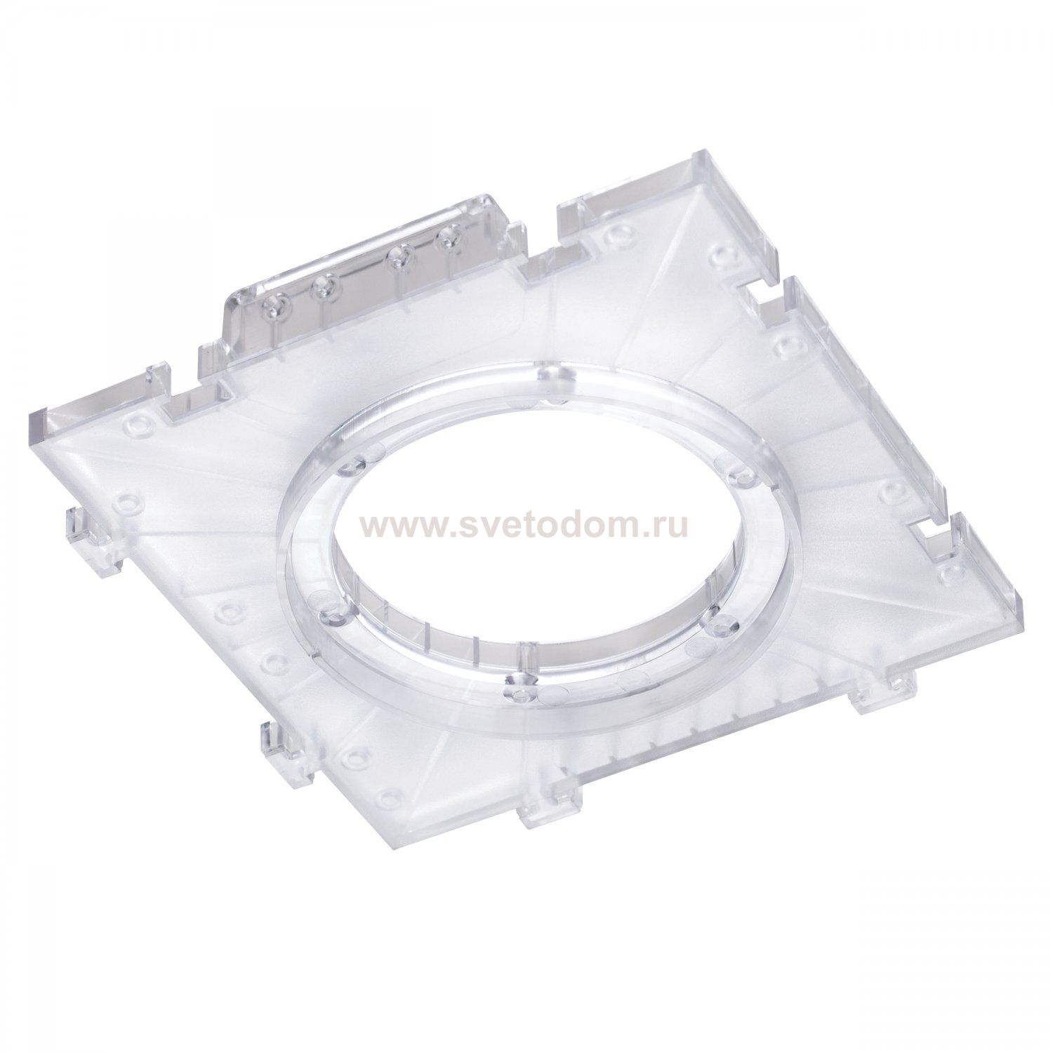 Рамка скрытого монтада (суппорт д/натяжного потолка) д/встраиваемых светильников с наружным диаметром 80-90мм