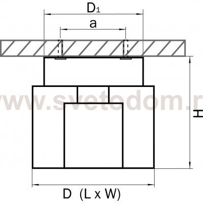 Светильник Lightstar 160204-G9 CUBO