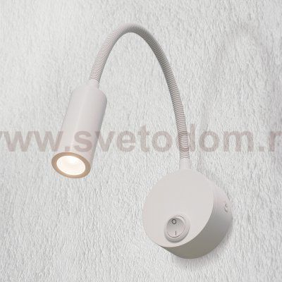 200246 Бра OMEGA LED 3W 155LM G БЕЛЫЙ 4000K