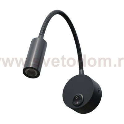 200247 Бра OMEGA LED 3W 155LM G ЧЕРНЫЙ 4000K