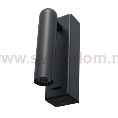 200737 Бра OMEGA LED 3W 180LM G ЧЕРНЫЙ 3000K