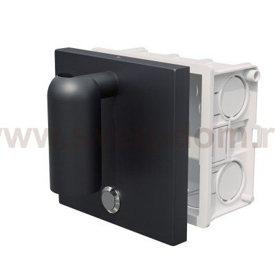 200937 Бра OMEGA LED 3W 277LM G ЧЕРНЫЙ 3000K