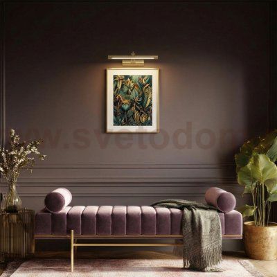 201111 Бра NOCE LED 9W 550LM ЛАТУНЬ 3000/4000/6000K