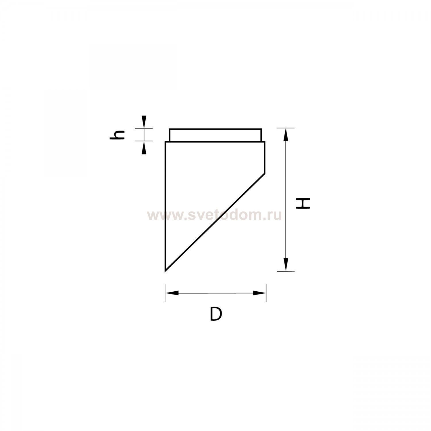 Насадка торцевая на светильник Rullo Lightstar 201439