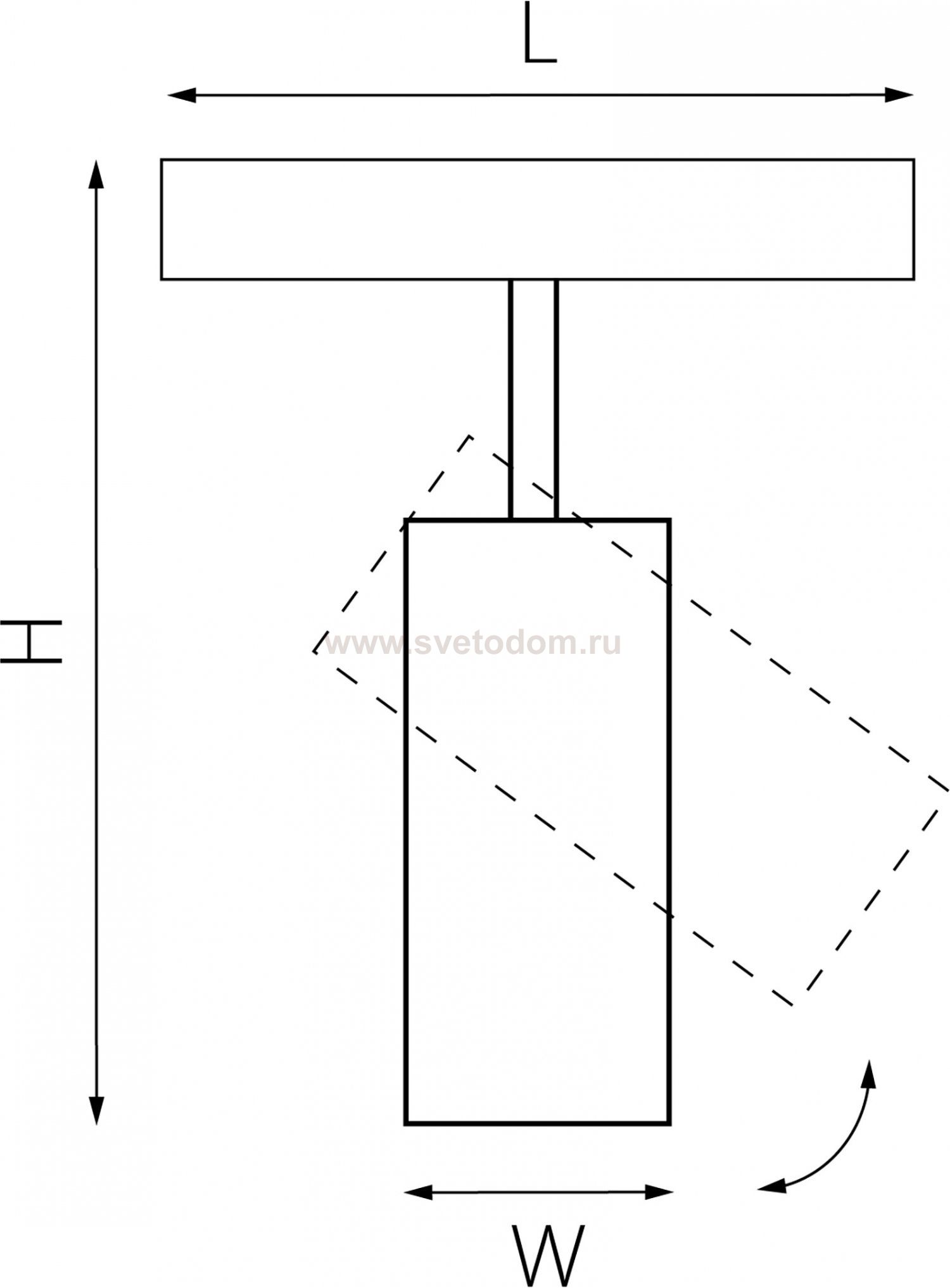 Светильник д/1-фазн трека LINEA Linea Lightstar 206237