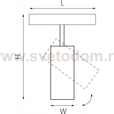 Светильник д/1-фазн трека LINEA Linea Lightstar 206237