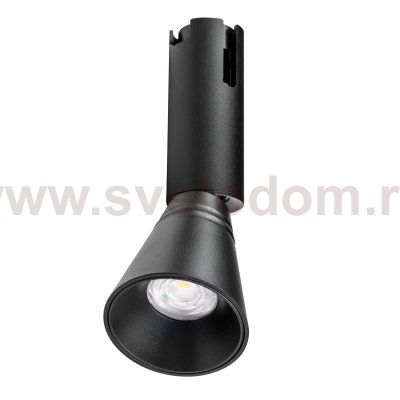 210847 Светильник 48V (D65) DUE HERMES 6W 590LM 36G ЧЕРНЫЙ 4000K