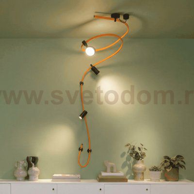 210947 Светильник 48V (D85) DUE HERMES 6W 645LM 50G ЧЕРНЫЙ 4000K