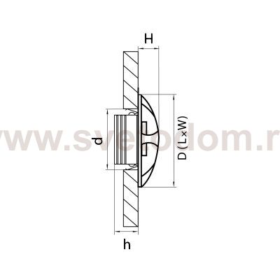 Светильник точечный встраиваемый диодный Lightstar 212373 Lumina