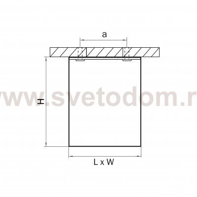 Светильник точечный накладной Lightstar 212637 Monocco