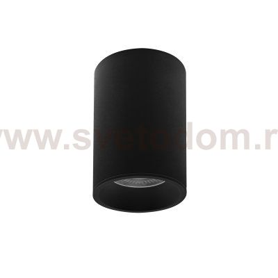 214477IP65 Светильник RULLO IP65 HP16 1xGU10 max 9W ЧЕРНЫЙ IP65