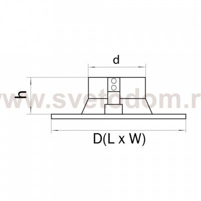Светильник точечный встраиваемый декоративный под заменяемые галогенные или LED лампы Domino Lightstar 214503