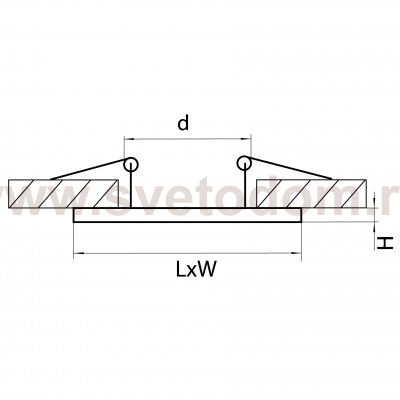 Рамка для светильника Lightstar 217517 Intero 16