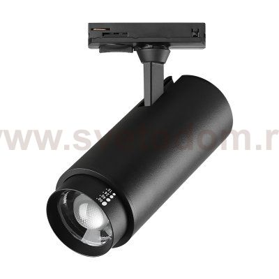 218027 Светильник FUOCO P+CCT д/трек-системы Barra LED 10-15-22W 870/1305/1930LM 15-60G ЧЕРНЫЙ 3000-4000-6000K