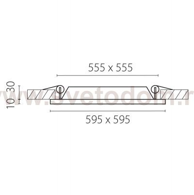 Светодиодная панель Zocco Lightstar 224364