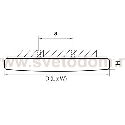 Светильник накладной светодиодный Lightstar 225204 Arco 20W 4000K