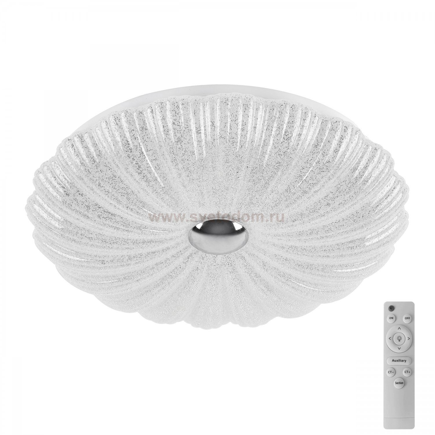 225650 Светильник настенно-потолочный ARCO SHELL 2x36W LED 3600LM ХРУСТАЛЬНЫЙ/ХРОМ/ЗОЛОТО 3000/4000/6000K