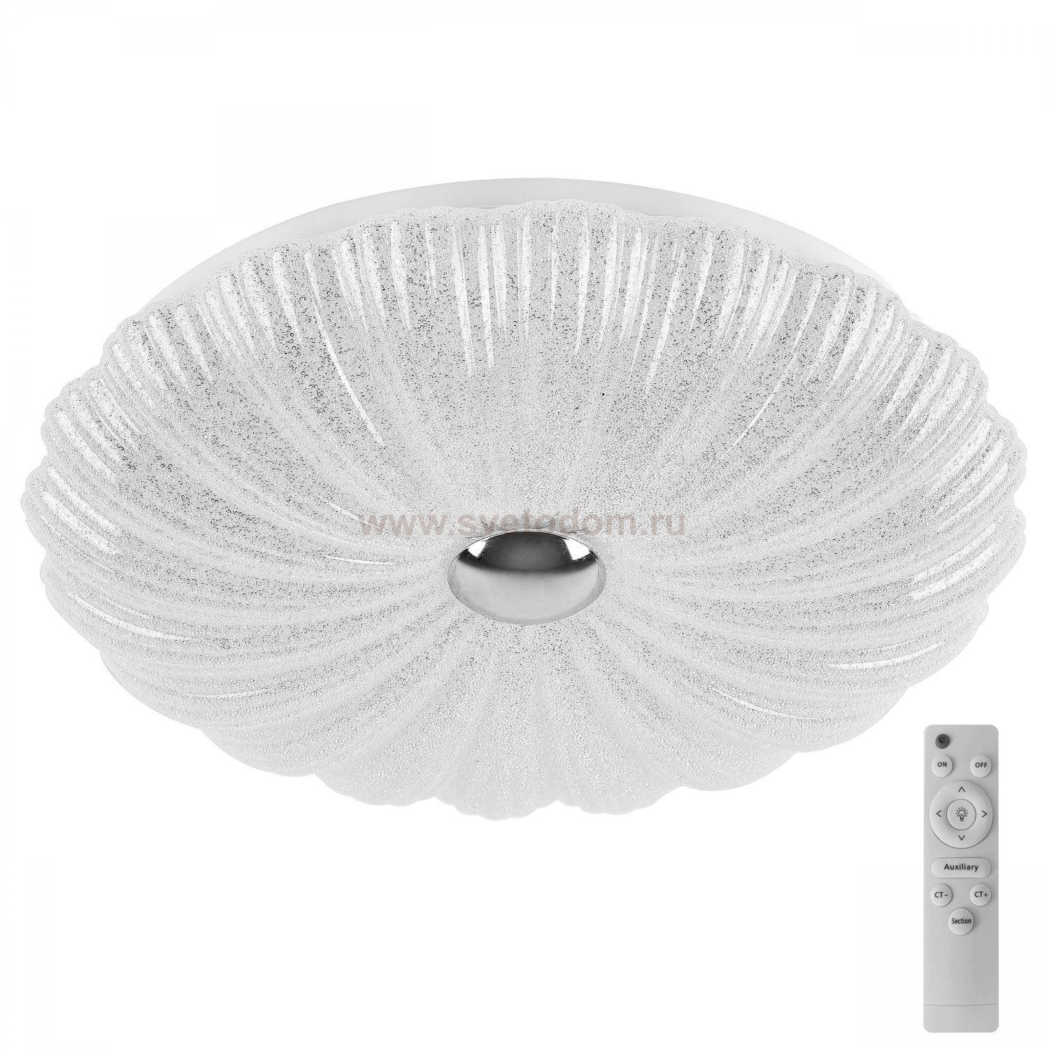 225660 Светильник настенно-потолочный ARCO SHELL 2x45W LED 4500LM ХРУСТАЛЬНЫЙ/ХРОМ/ЗОЛОТО 3000/4000/6000K