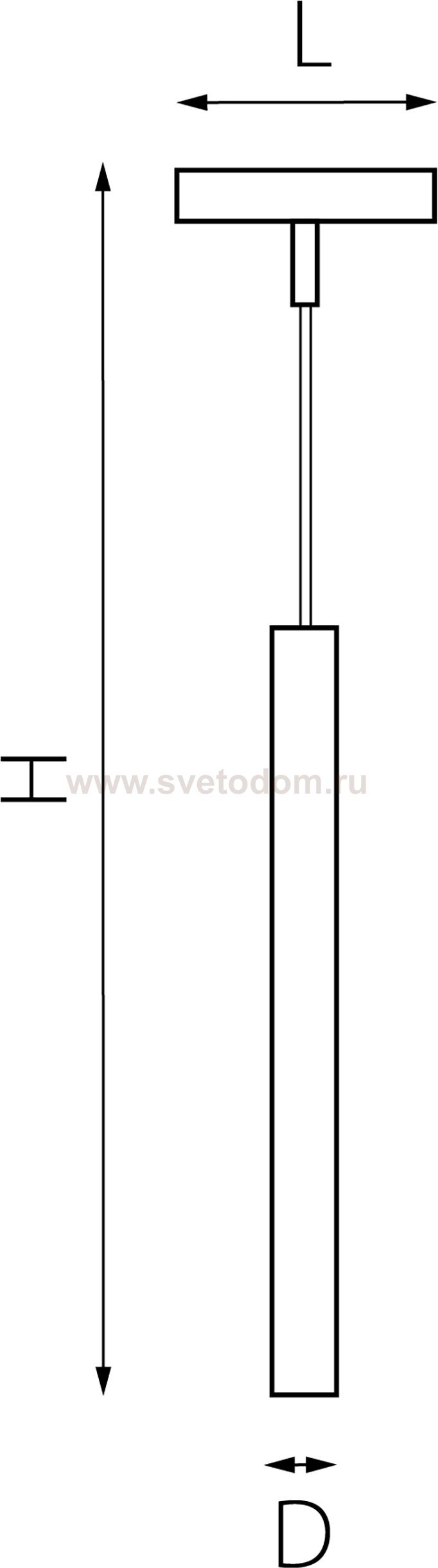 Светильник подвесной д/1-фазн трека LINEA Linea Lightstar 236237