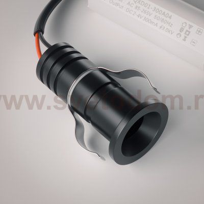 032017 Светильник MOBI 1,3W 50LM G ЧЕРНЫЙ 4000K