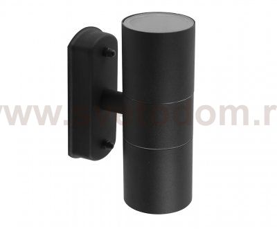 330017 Светильник уличный настенный ACCIA 2xGU10 BLACK IP44