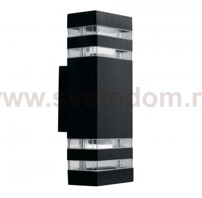 330047 Светильник уличный настенный ACCIA 2xE27 BLACK IP54