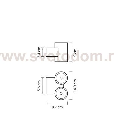 Светильник светодиодный уличный настенный Lightstar 352692 Paro