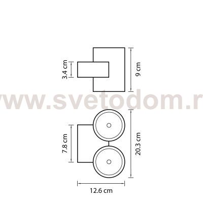 Светильник светодиодный уличный настенный Lightstar 362672 Paro