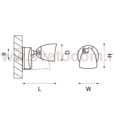 Светильник светодиодный уличный Diva Lightstar 374147