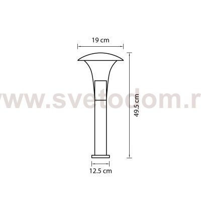 Светильник светодиодный уличный Lightstar 378947 Arroto