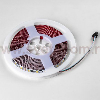 400904 Лента LED SPI 3led/pix 12V 14,4W/m 10-12Lm/W 4000K IP20 1шт = 5м