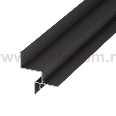 419107 Потолочный плинтус для ГКЛ PROFILED ЧЕРНЫЙ 1шт=2м