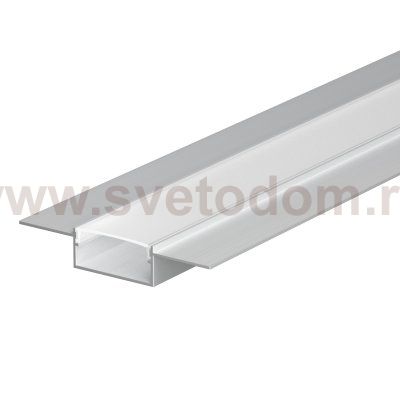 419208 Профиль PROFILED скрытого монтажа д/светодиодных лент шириной до 20 мм, 1шт=2м (матовый рассеиватель в комплекте)